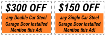 Garage door discounts