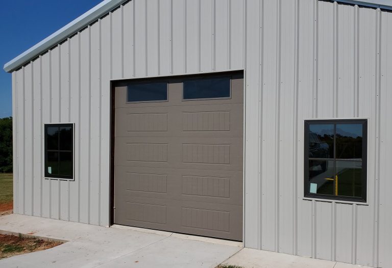 Shop garage door